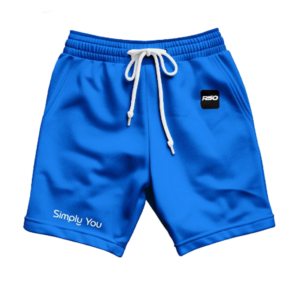 Blue Short Shorts with R50 Logo