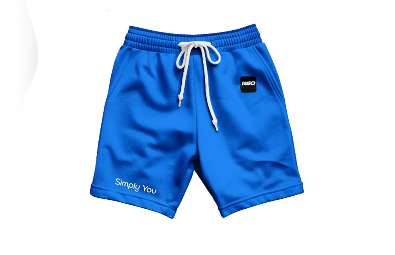 Blue Short Shorts with R50 Logo